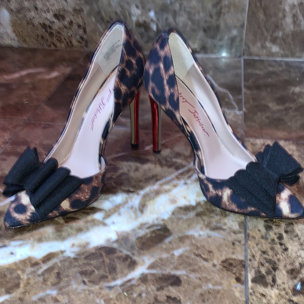 Betsey Johnson Leopard Heels